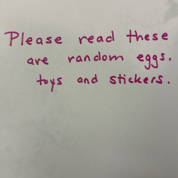 5 plastic eggs filled with MINI random toys, and vintage Mello Smello sticker - Picture 6 of 11